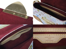 Load image into Gallery viewer, LOUIS VUITTON ルイヴィトン マリリンPM ハンドバッグ M40127 モノグラム マルチカラー ホワイト ゴールド金具 村上隆 美品 中古4c074420