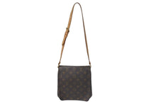 画像をギャラリービューアに読み込む, LOUIS VUITTON ルイヴィトン モノグラム ミュゼットサルサ ショルダーバッグ M51258 ブラウン PVC ヌメ革 ゴールド金具 美品 中古 4c074421