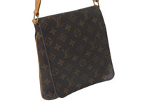 画像をギャラリービューアに読み込む, LOUIS VUITTON ルイヴィトン モノグラム ミュゼットサルサ ショルダーバッグ M51258 ブラウン PVC ヌメ革 ゴールド金具 美品 中古 4c074421