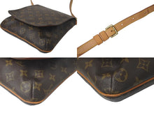 画像をギャラリービューアに読み込む, LOUIS VUITTON ルイヴィトン モノグラム ミュゼットサルサ ショルダーバッグ M51258 ブラウン PVC ヌメ革 ゴールド金具 美品 中古 4c074421