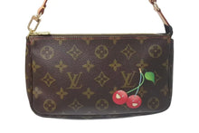 Load image into Gallery viewer, 極美品 LOUIS VUITTON ルイヴィトン モノグラム チェリー ポシェットアクセソワール アクセサリーポーチ 村上隆 M95008 中古 4c074422