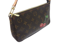 Load image into Gallery viewer, 極美品 LOUIS VUITTON ルイヴィトン モノグラム チェリー ポシェットアクセソワール アクセサリーポーチ 村上隆 M95008 中古 4c074422