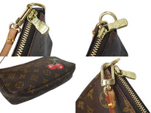 Load image into Gallery viewer, 極美品 LOUIS VUITTON ルイヴィトン モノグラム チェリー ポシェットアクセソワール アクセサリーポーチ 村上隆 M95008 中古 4c074422