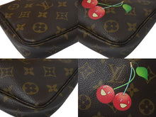 Load image into Gallery viewer, 極美品 LOUIS VUITTON ルイヴィトン モノグラム チェリー ポシェットアクセソワール アクセサリーポーチ 村上隆 M95008 中古 4c074422