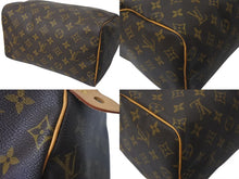 Load image into Gallery viewer, LOUIS VUITTON ルイヴィトン スピーディ25 ハンドバッグ M41109 モノグラム PVC レザー ゴールド金具 ブラウン 美品 中古 4c074430