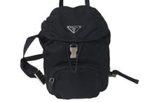 Load image into Gallery viewer, PRADA プラダ Nylon Mini Backpack ナイロン ミニバックパック ブラック BZ0025 美品 中古 4c074437