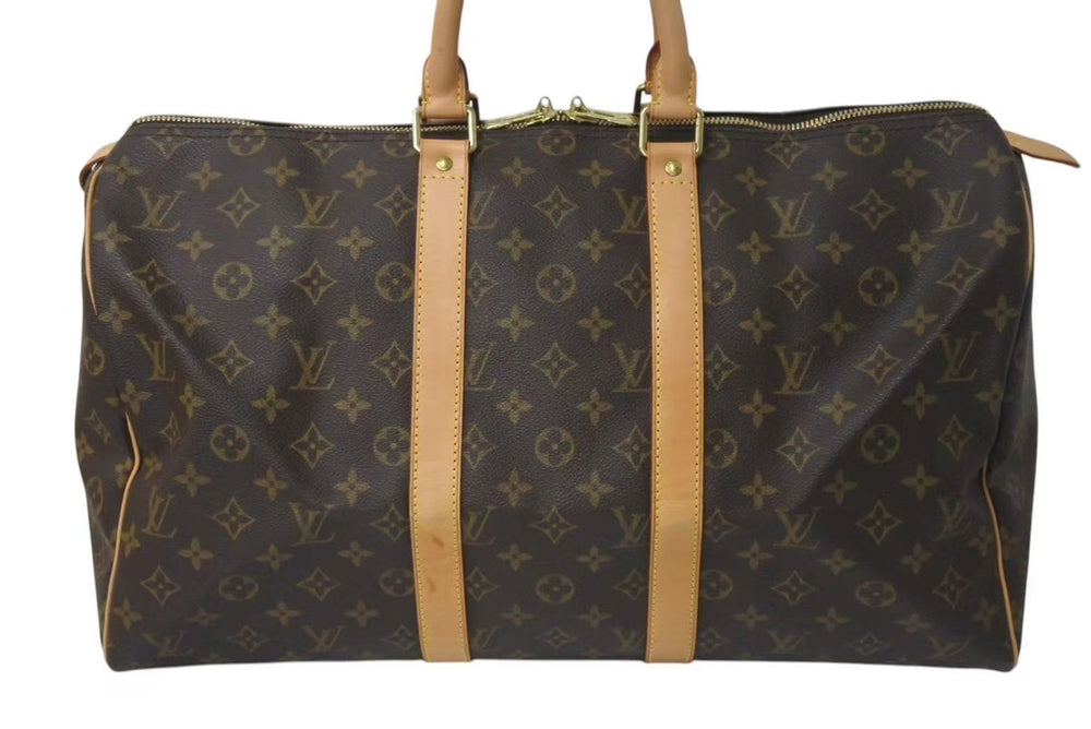 LOUIS VUITTON ルイヴィトン キーポル 40 ボストンバック M41522 モノグラム ブラウン 美品 中古 4c074447