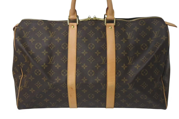 LOUIS VUITTON ルイヴィトン キーポル 40 ボストンバック M41522 モノグラム ブラウン 美品 中古 4c074447