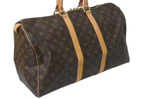 LOUIS VUITTON ルイヴィトン キーポル 40 ボストンバック M41522 モノグラム ブラウン 美品 中古 4c074447