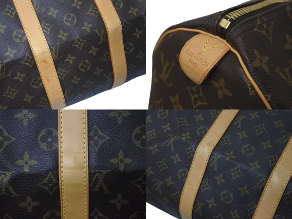 LOUIS VUITTON ルイヴィトン キーポル 40 ボストンバック M41522 モノグラム ブラウン 美品 中古 4c074447