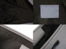 画像をギャラリービューアに読み込む, GUCCI グッチ GG柄 ワンショルダーバッグ ポーチ 07198 イタリア製 キャンバス レザー パープル シルバー金具 美品 中古 4c074448