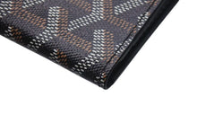 画像をギャラリービューアに読み込む, 極美品 GOYARD ゴヤール SAINT MARC サンマルク パスケース カードケース ブラック ヘリンボーン柄 中古 4c074453