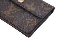 画像をギャラリービューアに読み込む, LOUIS VUITTON ルイヴィトン ポルトモネ プラ コインケース M61930 モノグラムキャンバス ブラウン ゴールド金具 美品 中古 4c074456