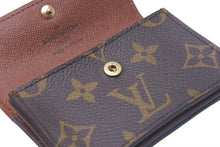 画像をギャラリービューアに読み込む, LOUIS VUITTON ルイヴィトン ポルトモネ プラ コインケース M61930 モノグラムキャンバス ブラウン ゴールド金具 美品 中古 4c074456