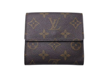 画像をギャラリービューアに読み込む, LOUIS VUITTON ルイヴィトン ポルトモネ ピエ カルトクレディ 三つ折り財布 M61652 ブラウン ゴールド金具 美品 中古 4c074461