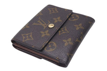 画像をギャラリービューアに読み込む, LOUIS VUITTON ルイヴィトン ポルトモネ ピエ カルトクレディ 三つ折り財布 M61652 ブラウン ゴールド金具 美品 中古 4c074461