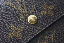画像をギャラリービューアに読み込む, LOUIS VUITTON ルイヴィトン ポルトモネ ピエ カルトクレディ 三つ折り財布 M61652 ブラウン ゴールド金具 美品 中古 4c074461