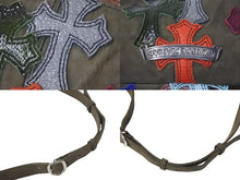 画像をギャラリービューアに読み込む, CHROME HEARTS クロムハーツ SNAT PACK MINI MULTI スナットパックミニ マルチクロスパッチ ボディーバッグ 美品 中古 4c074472