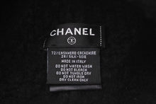 画像をギャラリービューアに読み込む, CHANEL シャネル Cashmere Knit カシミヤ ビーニー ブラック ニットキャップ 新タグ ココマーク 美品 中古 4c074474