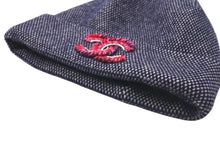 Load image into Gallery viewer, CHANEL シャネル Cashmere Embroidery Coco Mark Beanie カシミヤ 刺繍 ココマークビーニー ネイビー 美品 中古 4c074477