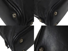 画像をギャラリービューアに読み込む, CHROME HEARTS クロムハーツ MINI SLOUCHY MO BAG ミニスラウチ バッグ ハンドバッグ レザー ブラック シルバー金具 美品 中古 4c074482