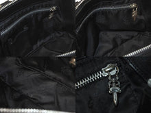 画像をギャラリービューアに読み込む, CHROME HEARTS クロムハーツ MINI SLOUCHY MO BAG ミニスラウチ バッグ ハンドバッグ レザー ブラック シルバー金具 美品 中古 4c074482