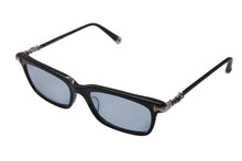 画像をギャラリービューアに読み込む, CHROME HEARTS クロムハーツ FUN HATCH-A サングラス サイズ54□18-148 ブルーレンズ ブラック シルバー925 美品 中古 4c074483