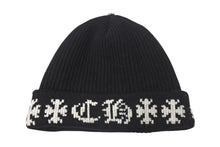 画像をギャラリービューアに読み込む, 新品同様 CHROME HEARTS クロムハーツ ビーニー ニットキャップ BIG DADDY ビッグ ダディ カシミア ブラック ワンサイズ 中古 4c074491