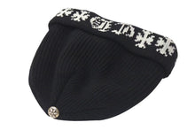 画像をギャラリービューアに読み込む, 新品同様 CHROME HEARTS クロムハーツ ビーニー ニットキャップ BIG DADDY ビッグ ダディ カシミア ブラック ワンサイズ 中古 4c074491