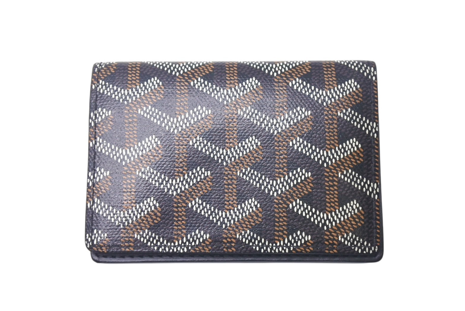 極美品 GOYARD ゴヤール マルゼルブ カードケース ブラウン ブラック