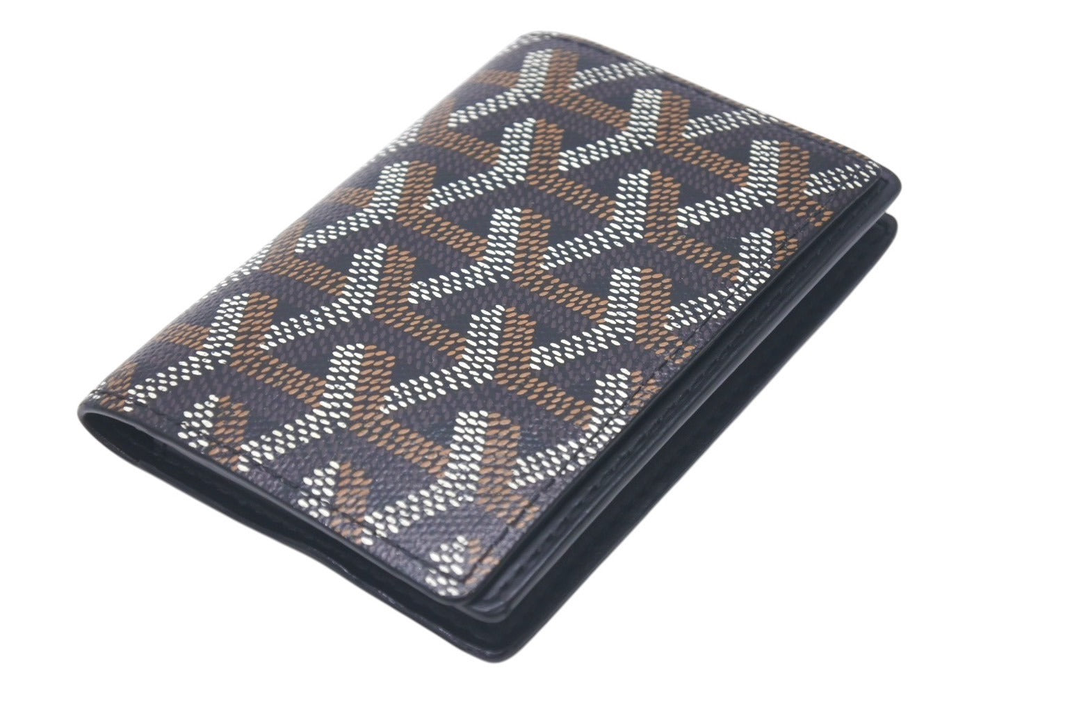 極美品 GOYARD ゴヤール マルゼルブ カードケース ブラウン ブラック