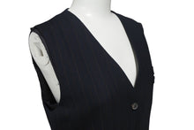 Load image into Gallery viewer, MIUMIU ミュウミュウ Pink Stripe Minidress ピンストライプ ミニドレス サイズ 38 ネイビー MF5225 美品 中古 4c074511