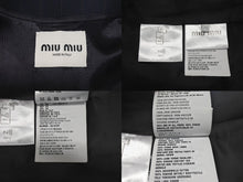 Load image into Gallery viewer, MIUMIU ミュウミュウ Pink Stripe Minidress ピンストライプ ミニドレス サイズ 38 ネイビー MF5225 美品 中古 4c074511