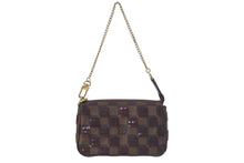 画像をギャラリービューアに読み込む, 極美品 LOUIS VUITTON ルイヴィトン モノグラム ミニポシェット アクセソワール ダミエパイエット N63176 スパンコール 中古 4c074520
