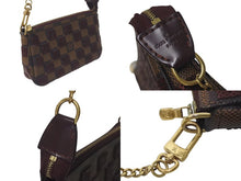 画像をギャラリービューアに読み込む, 極美品 LOUIS VUITTON ルイヴィトン モノグラム ミニポシェット アクセソワール ダミエパイエット N63176 スパンコール 中古 4c074520