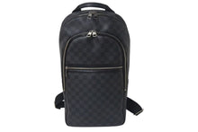 画像をギャラリービューアに読み込む, LOUIS VUITTON ルイヴィトン ミカエル バックパック リュック N58024 ダミエグラフィット ブラック 美品 中古 4c074526