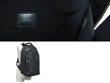画像をギャラリービューアに読み込む, LOUIS VUITTON ルイヴィトン ミカエル バックパック リュック N58024 ダミエグラフィット ブラック 美品 中古 4c074526