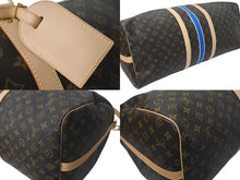画像をギャラリービューアに読み込む, 未使用 LOUIS VUITTON ルイヴィトン キーポル バンドリエール 60 イニシャル HLP ブルー モノグラムキャンバス M41412 中古 4c074528
