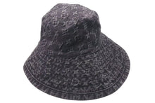 画像をギャラリービューアに読み込む, 極美品 LOUIS VUITTON ルイヴィトン シャポー バケットハット N80207 サイズL モノグラム デニム ウォッシュド加工 中古 4c074530