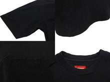 Load image into Gallery viewer, Supreme シュプリーム 18SS LOGO EMBROIDERED TEE ロゴ刺繍Tシャツ サイズ S コットン ブラック 美品 中古 4c074550