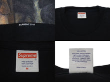 Load image into Gallery viewer, SUPREME シュプリーム 18SS 絵画カードゲーム 半袖Tシャツ トップス コットン USA製 ブラック サイズM 美品 中古 4c074553