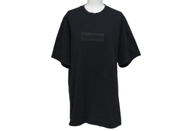 SUPREME シュプリーム 23SS Tonal Box Logo Tee トーナル ボックス ロゴ 半袖Tシャツ コットン ブラック サイズL 美品 中古 4c074554