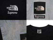 Load image into Gallery viewer, SUPREME シュプリーム THE NORTH FACE ザノースフェイス 22SS 半袖Tシャツ バンダナ コットン ブラック サイズL 美品 中古 4c074555