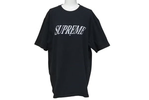 SUPREME シュプリーム 22FW Slap Shot スラップショット ロゴ 半袖Tシャツ コットン ブラック サイズL 美品 中古 4c074556