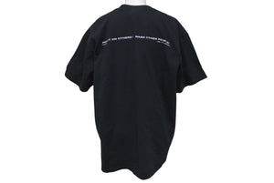 Supreme シュプリーム 半袖Ｔシャツ WARNING LOGO PRINT TEE 22FW ブラック コットン サイズ L 美品 中古 4c074557