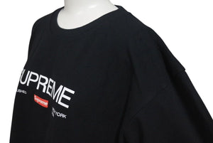 Supreme シュプリーム 半袖 プリントＴシャツ Est.1994 TEE 21FW ブラック コットン サイズ M 美品 中古 4c074559