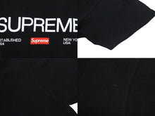 Load image into Gallery viewer, Supreme シュプリーム 半袖 プリントＴシャツ Est.1994 TEE 21FW ブラック コットン サイズ M 美品 中古 4c074559