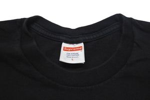 Supreme シュプリーム 半袖Ｔシャツ NEW YORK TEE ニューヨークTシャツ 23SS ブラック ピンク コットン 美品 中古 4c074560