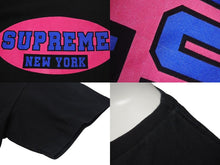 Load image into Gallery viewer, Supreme シュプリーム 半袖Ｔシャツ NEW YORK TEE ニューヨークTシャツ 23SS ブラック ピンク コットン 美品 中古 4c074560