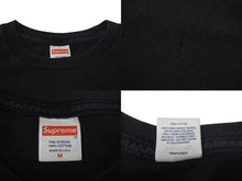 Load image into Gallery viewer, Supreme シュプリーム BANNER PRINT TEE バナープリント Tシャツ 19AW ブラック コットン 美品 中古 4c074565